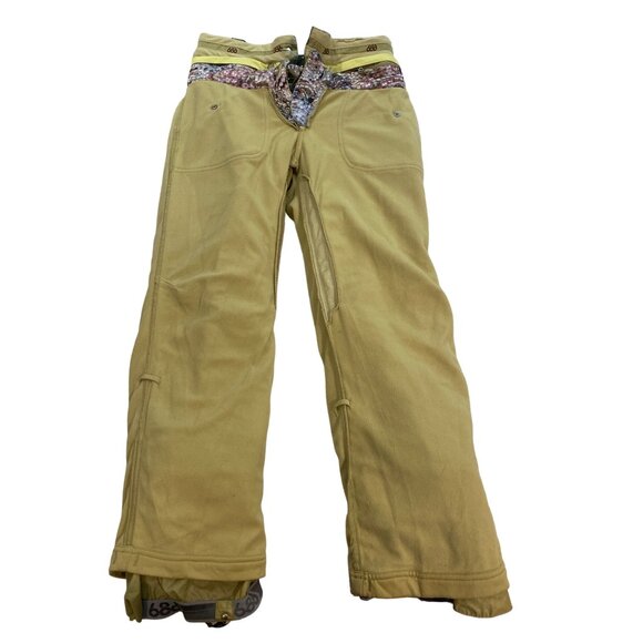 NWT 686 Smarty Original Cargo Ski Pants Zig Zag W's S Removeable Liner Olive - Picture 5 of 16